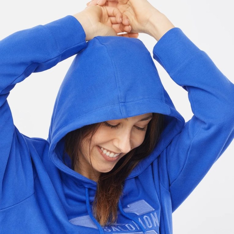 Blue Salomon Outlife Logo Summer Women's Sweatshirt | IE YQ2518